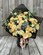 Букет цветов из:  Розы и Лизиантусы #REPLACE_PRED# Полетаево