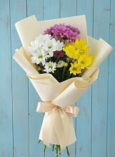 Букет цветов из:  Хризантемы в Полетаево