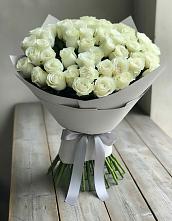 Букет 35 Белых роз в Полетаево