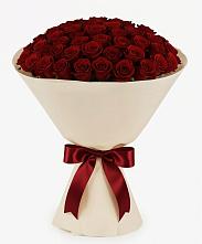 Букет 101 Бордовая роза Блэк Бакарра в Полетаево
