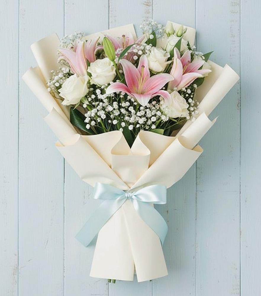 Букет цветов из: Лилии в Полетаево