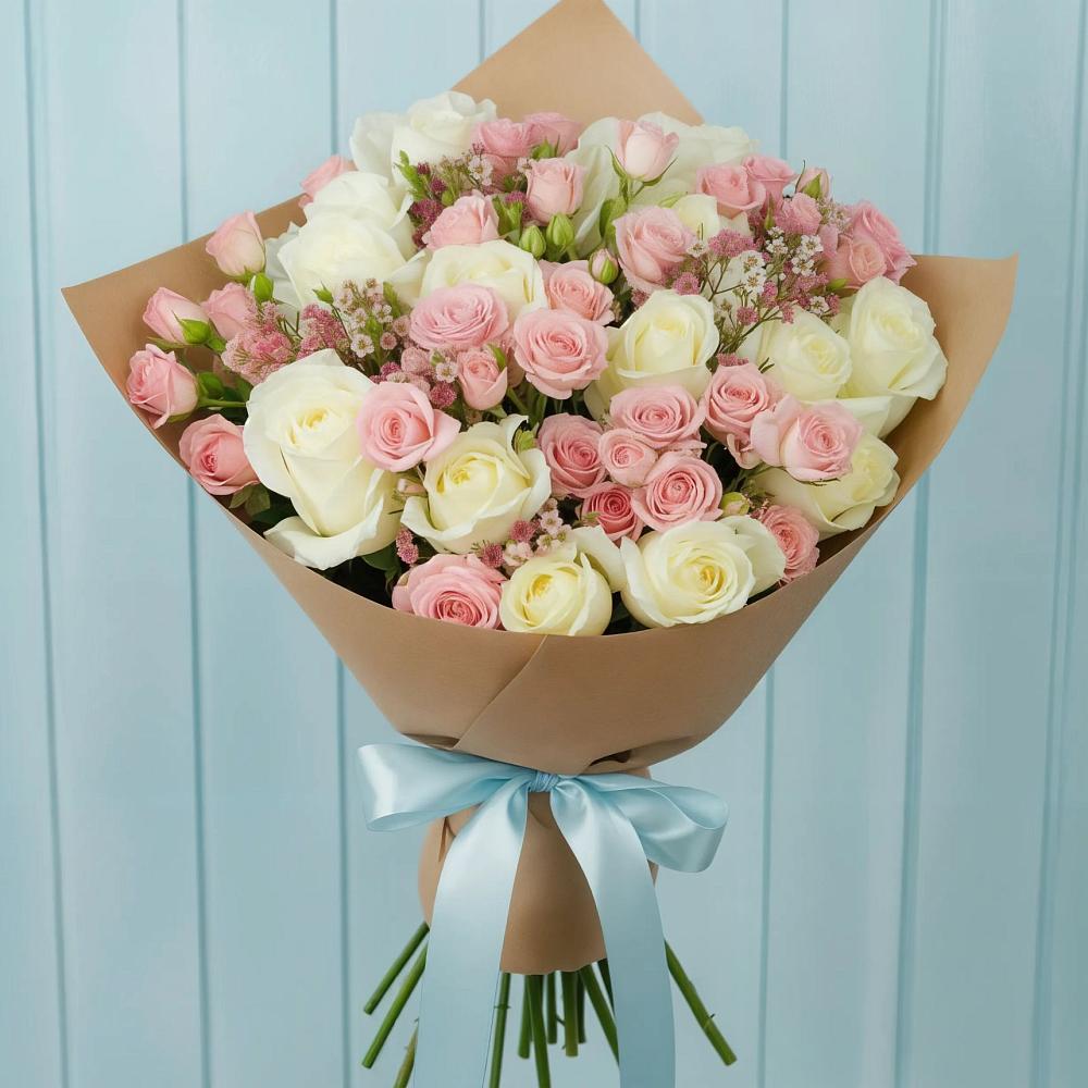 Букет цветов из: Розы в Полетаево