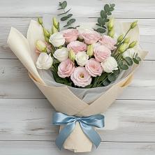 Букет цветов из:  Лизиантусы в Полетаево