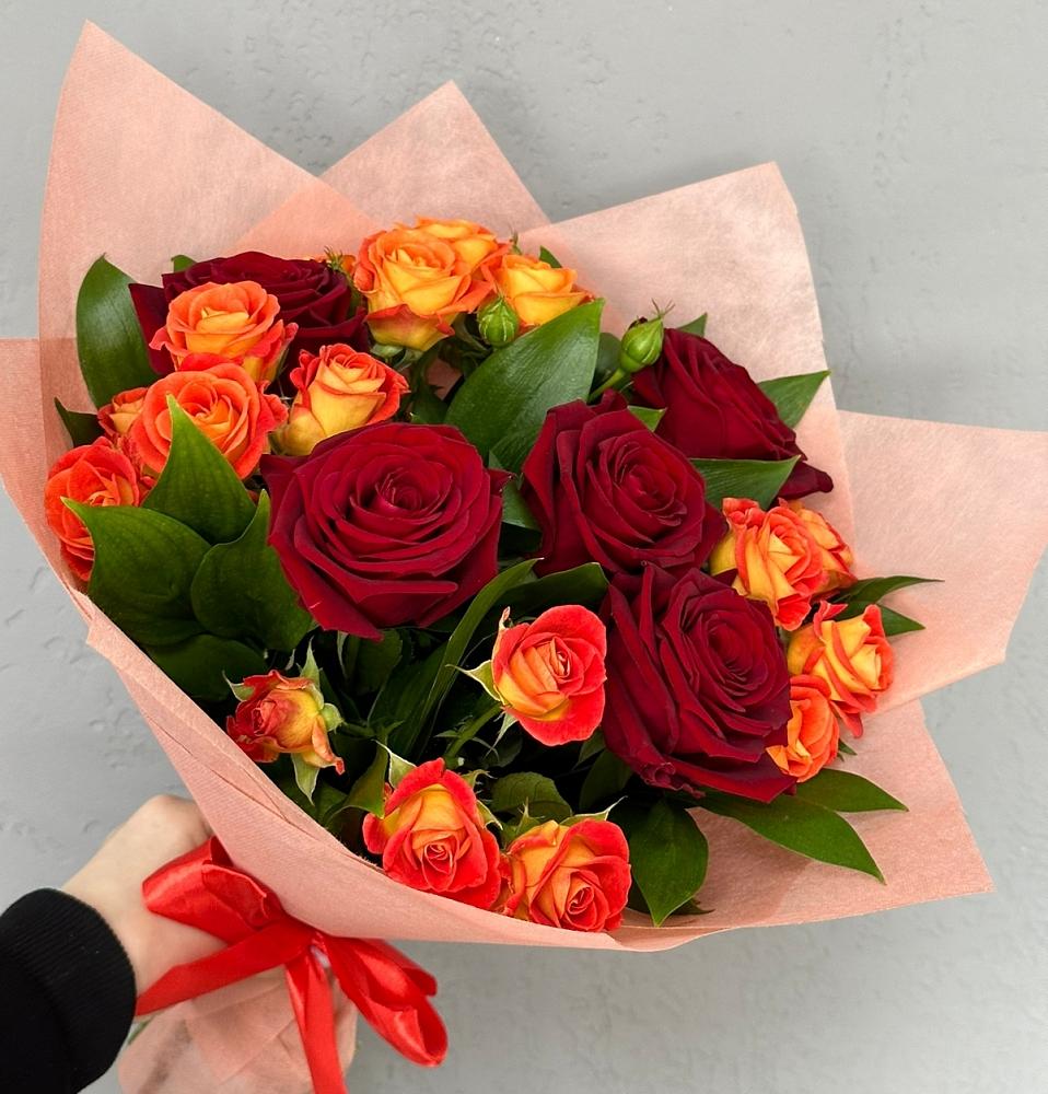 Букет Любовь и восторг в Полетаево