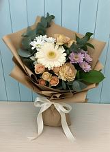 Букет цветов из:  Герберы и Хризантемы в Полетаево