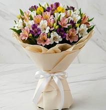 Букет цветов из:  Альстромерии #REPLACE_PRED# Полетаево