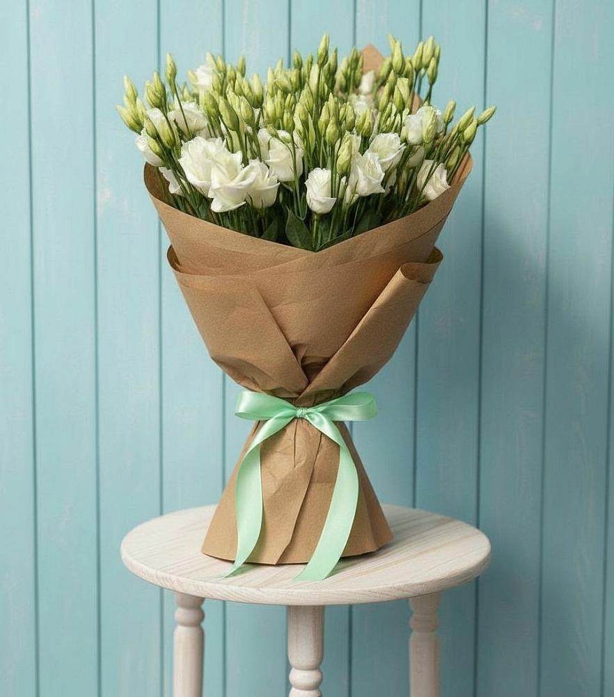 Букет цветов из: Лизиантусы в Полетаево