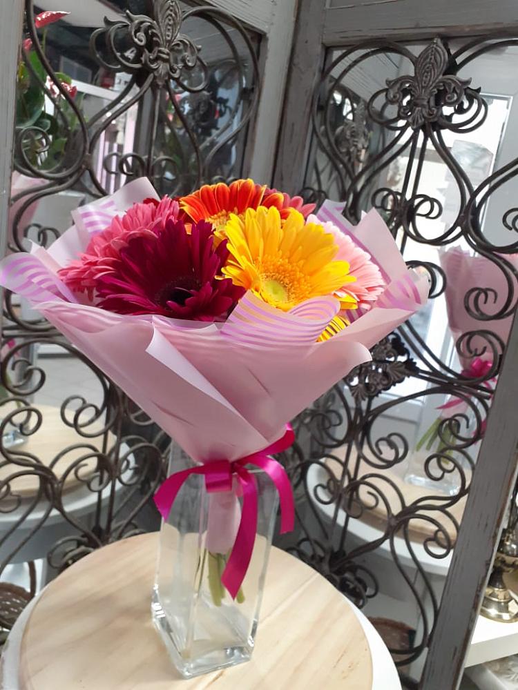 Букет цветов из: Герберы в Полетаево