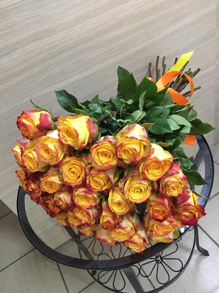 Букет Желтые розы в Полетаево