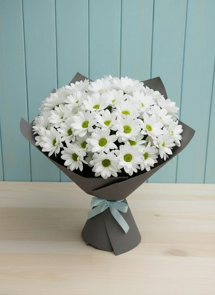 Букет цветов из: Хризантемы в Полетаево