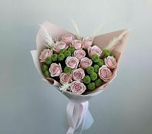 Букет цветов из:  Розы и Хризантемы в Полетаево