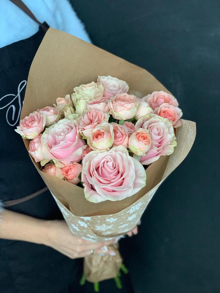 Букет цветов из: Хризантемы и Розы в Полетаево