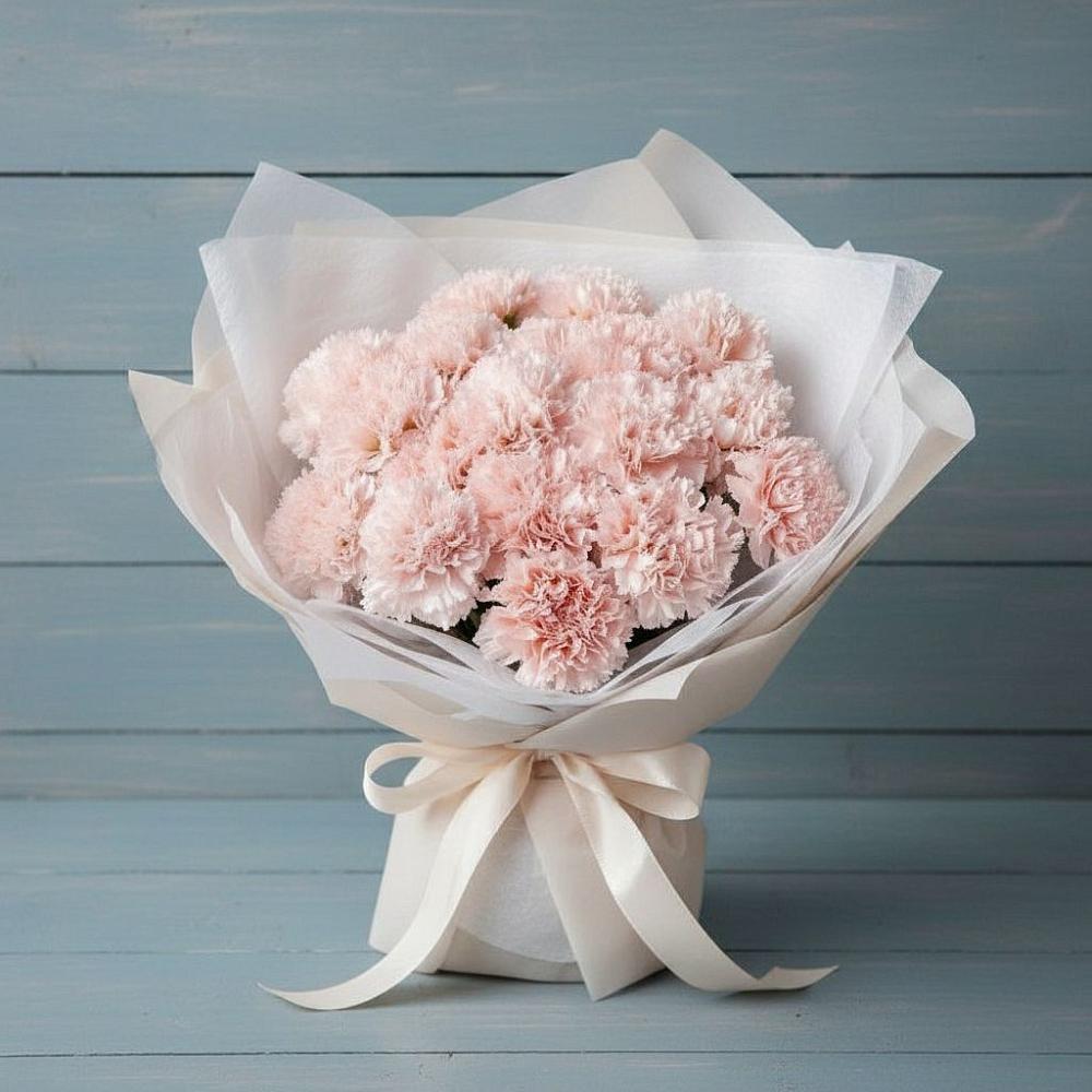 Букет цветов из: Гвоздики в Полетаево